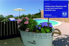 Holiday Home Rupotina with a large yard, pool and a beautiful view